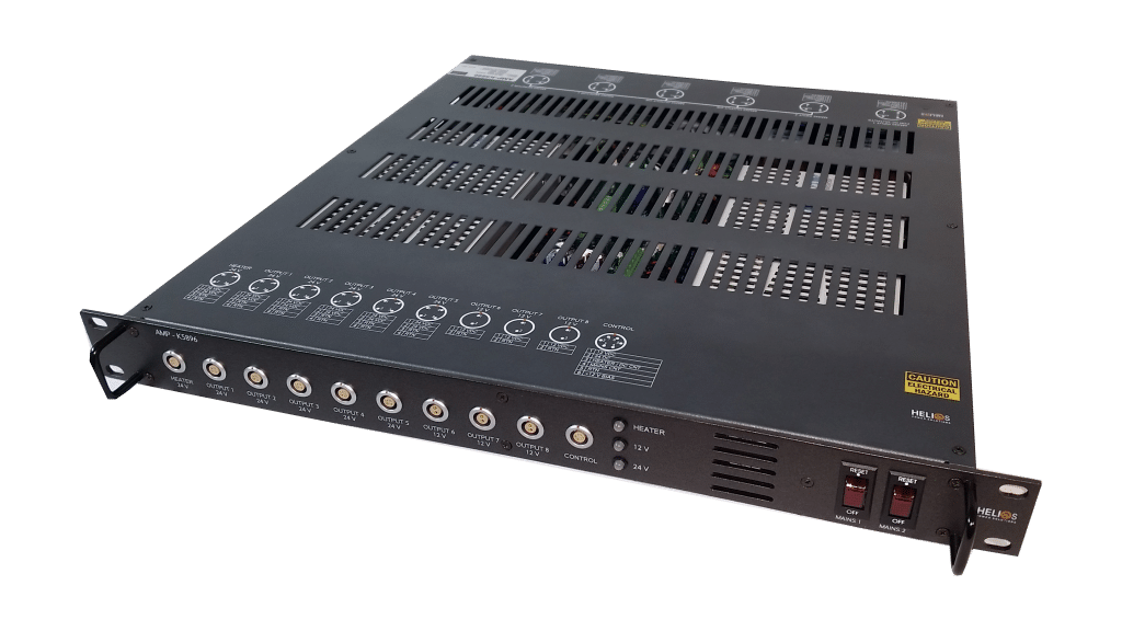 AMP-K5896 700W 1U military-grade multi-output power distribution system engineered by Helios